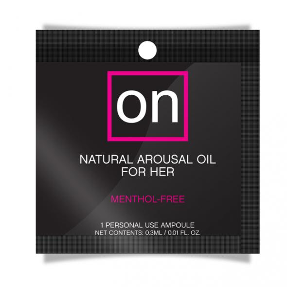ON NATURAL AROUSAL OIL FOIL PACK - Click Image to Close