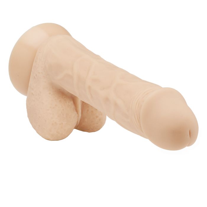 CLOUD 9 PRO SENSUAL 7 PREMIUM SILICONE DONG W/ C RINGS LIGHT "