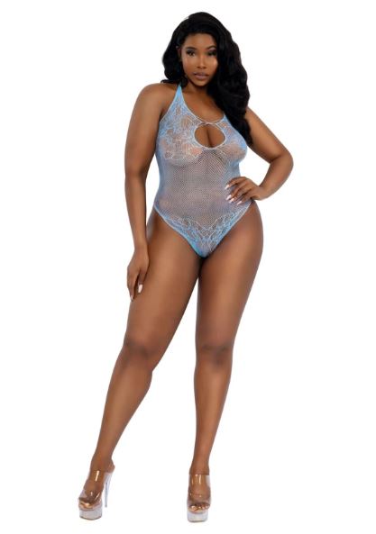DREAMGIRL PLUS ASHLEY TEDDY ARCTIC BLUE OSQ