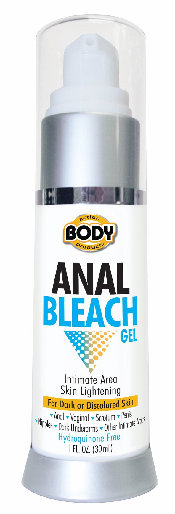 BODY ACTION ANAL BLEACH GEL 1 OZ BOTTLE - Click Image to Close