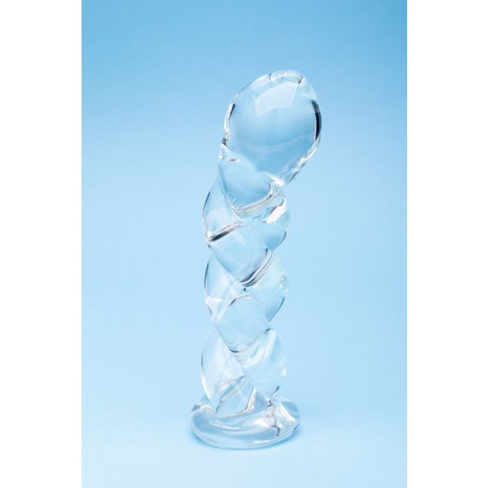 CLARITY GLASS DILDO SERAPHIC BRAID