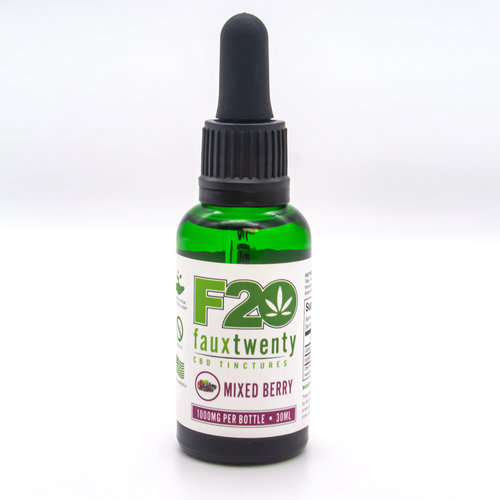 (WD) FAUX 20 MIXED BERRY CBD 1 TINCTURE 30 ML BOTTLE