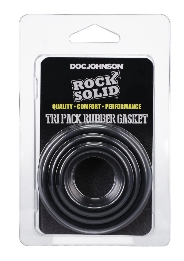 ROCK SOLID TRI-PACK RUBBER GASKET