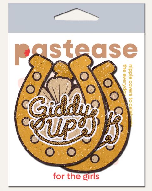 PASTEASE GIDDY UP SPARKLING GOLDEN NIPPLE