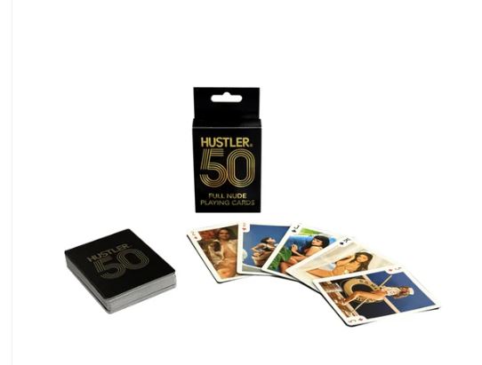 HUSTLER 50 FULL NUDE PLAYING CARDS