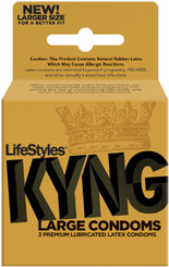 (WD)LIFESTYLES KING 3 PACK