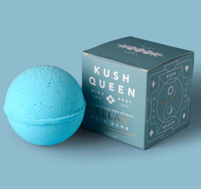 KUSH QUEEN BATH BOMB RELAX 1000MG