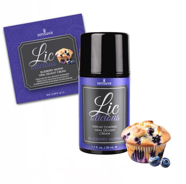 LIC O LICIOUS ORAL DELIGHT CREAM BLUEBERRY MUFFIN 6ML