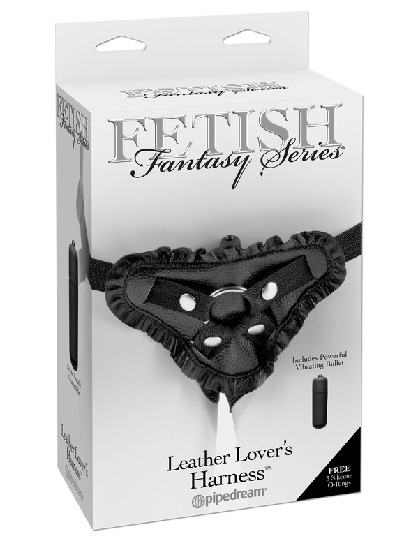 (WD) FETISH FANTASY LEATHER LO HARNESS - Click Image to Close
