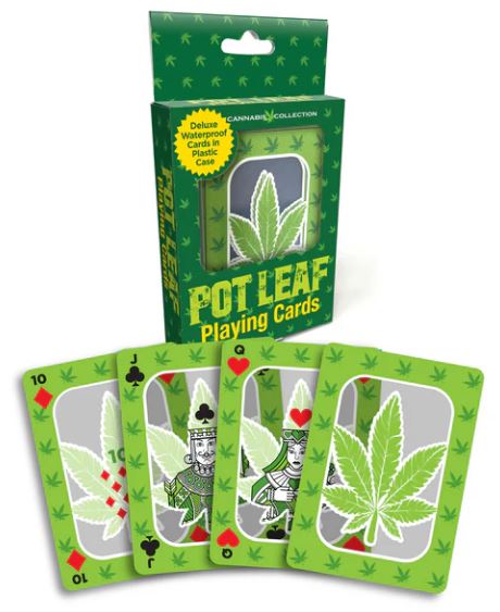 POT LEAF WATERPROOF PLAYING CARDS