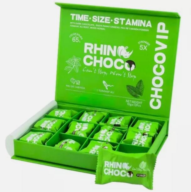 RHINO CHOCO MINT 12PC DISPLAY (NET)